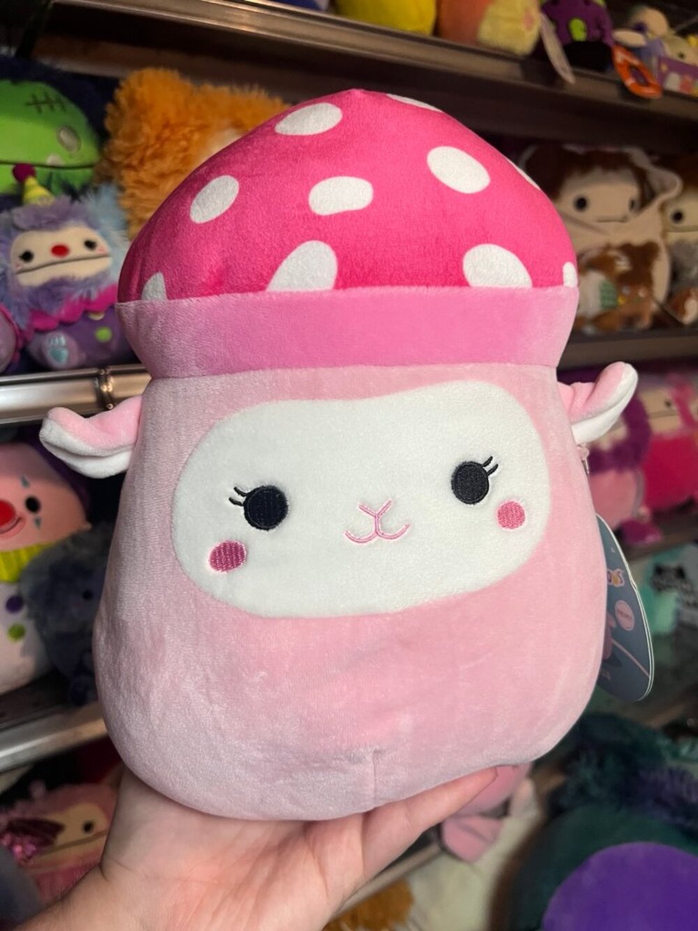 Squishmallows Elsa the Lamb Mushroom BOXLUNCH exclusive NWT